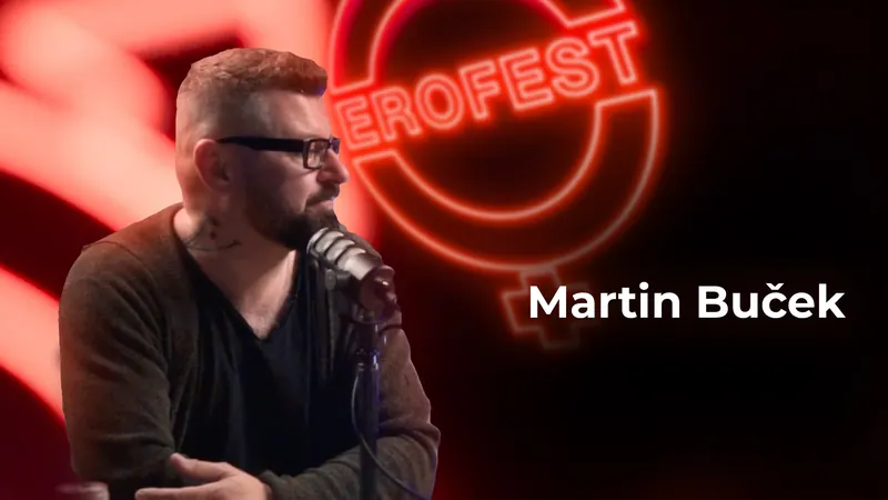 Cover of Erofest Podcast episode 14 — Martin Buček