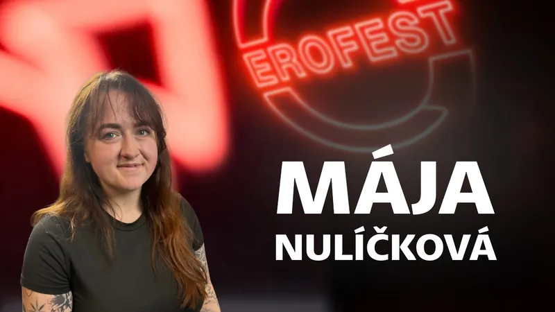 Cover of Erofest Podcast episode 27 — Mája Nulíčková