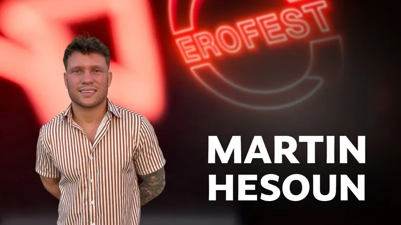 Cover of Erofest Podcast episode 46 — Martin Hesoun