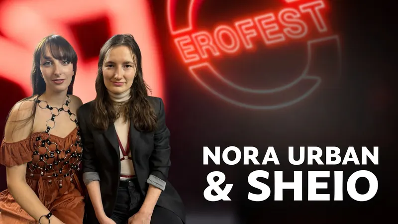 Cover of Erofest Podcast episode 38 — Nora Urban & Sheio