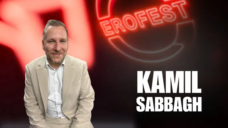 Cover of Erofest Podcast episode 55 — Kamil Sabbagh
